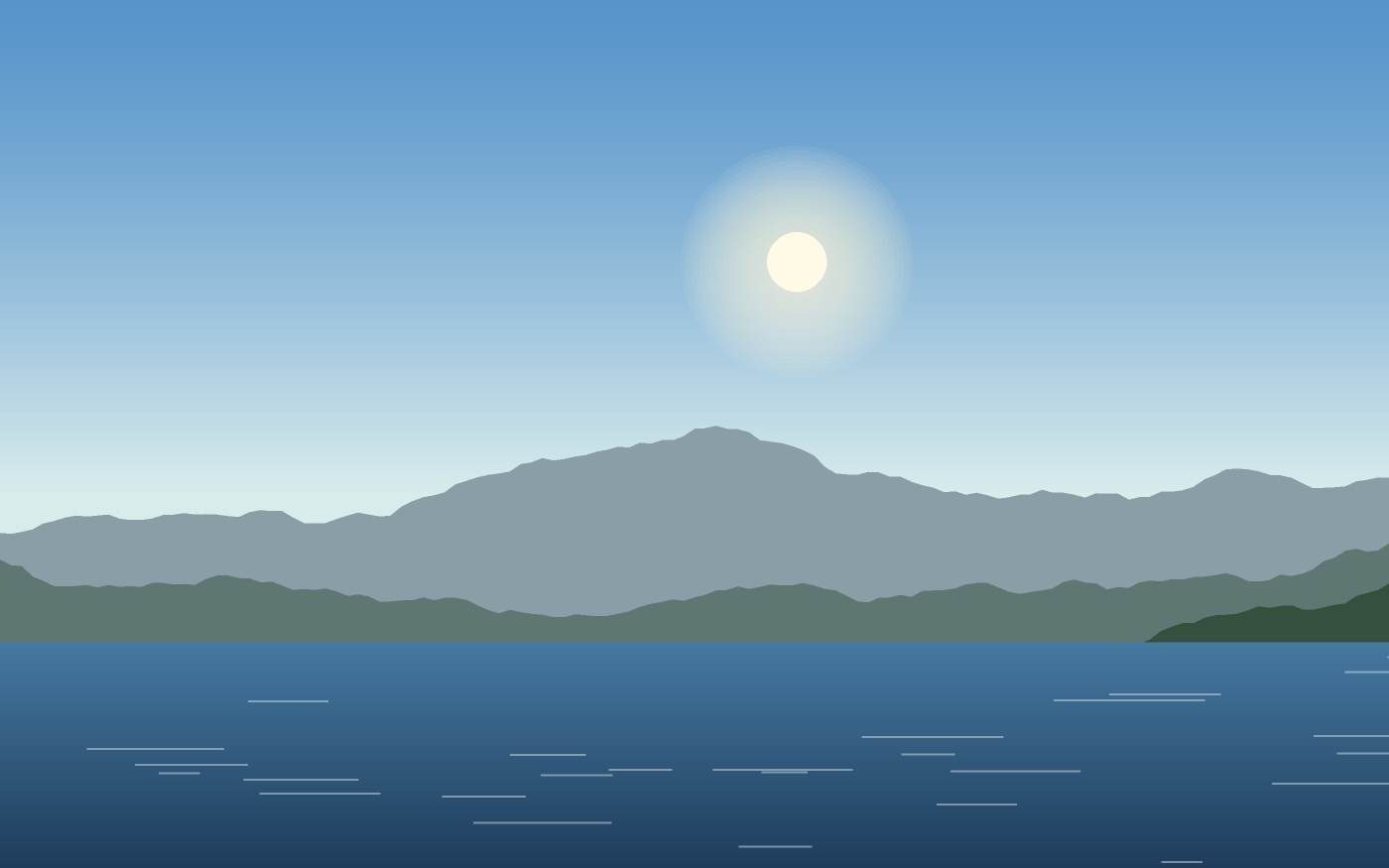 Landschapsillustratie