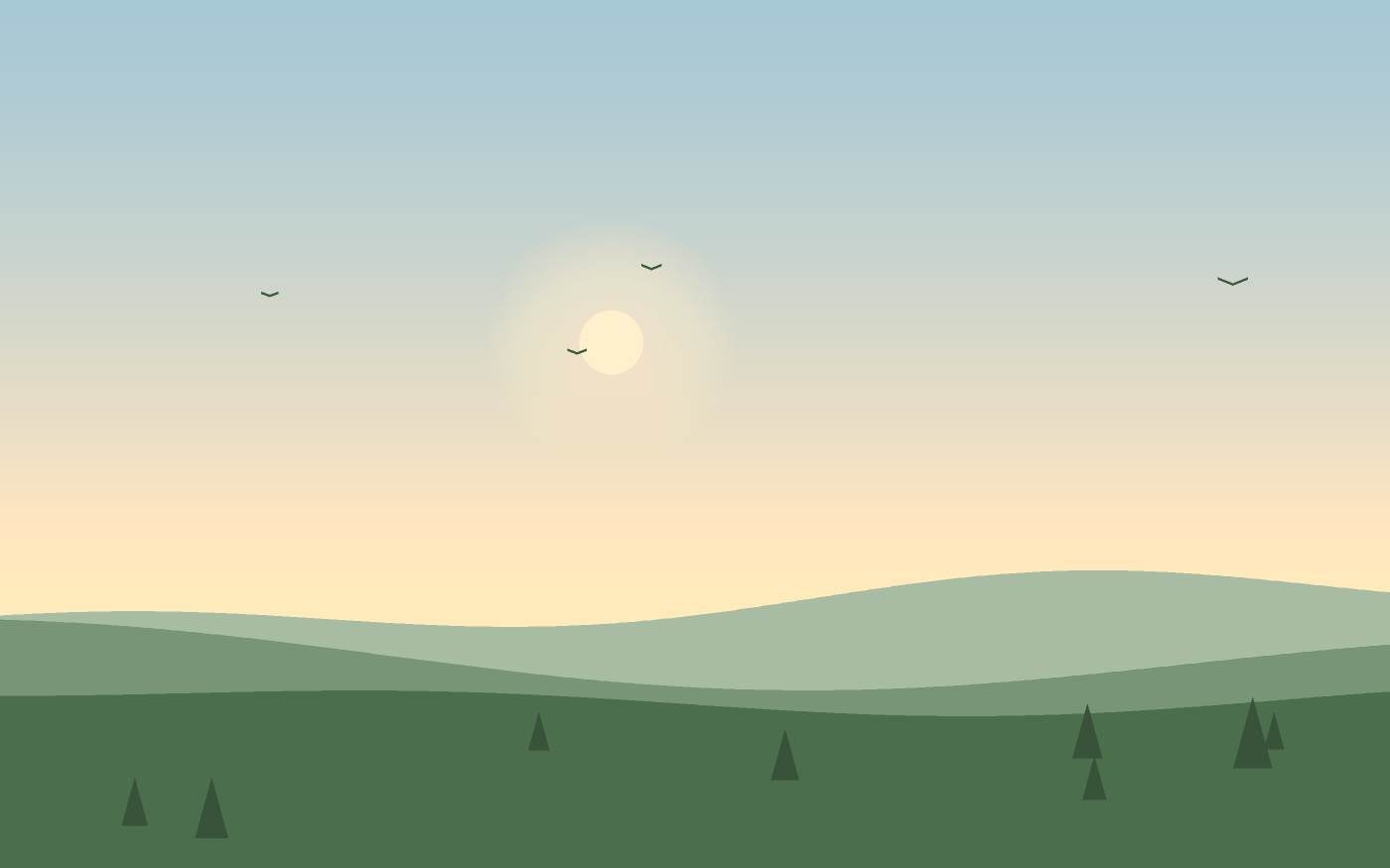 Landschapsillustratie