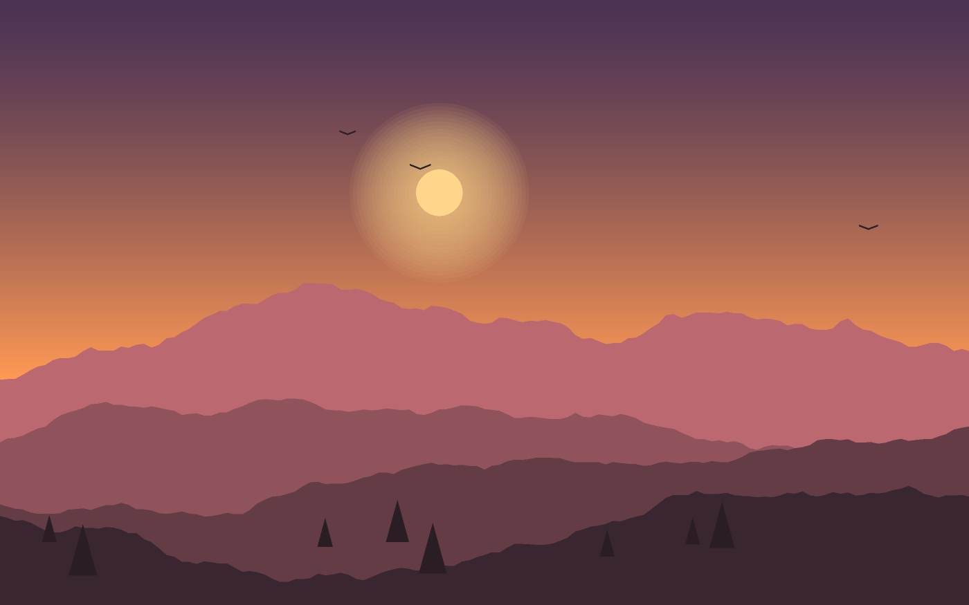 Landschaftsillustration