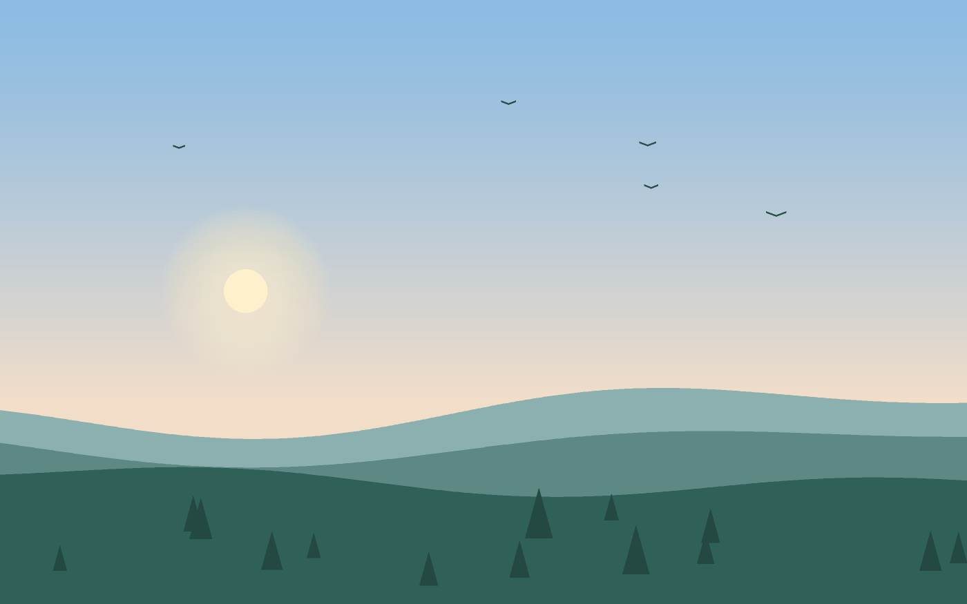 Ilustración de un paisaje