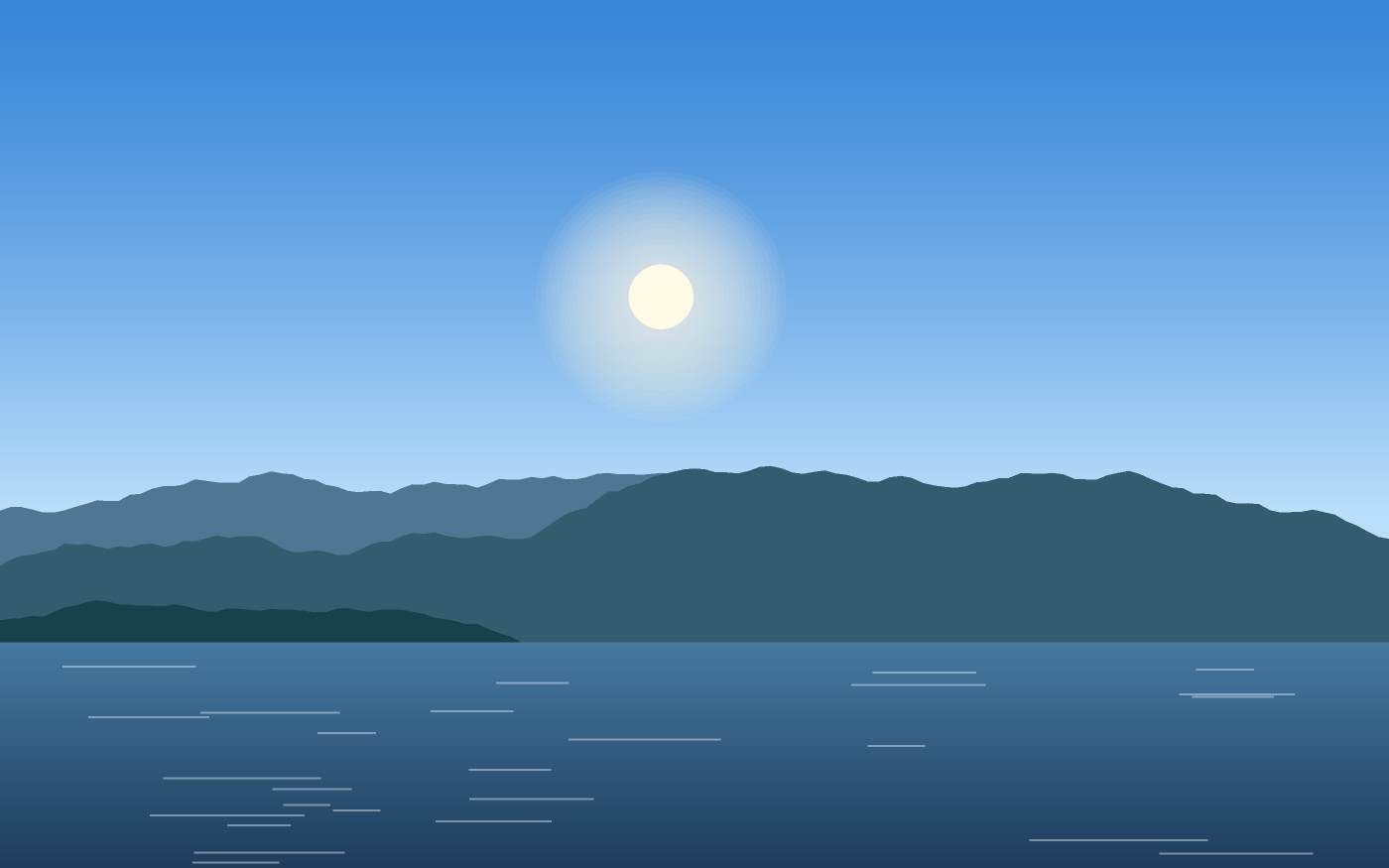 Illustrazione di un paesaggio