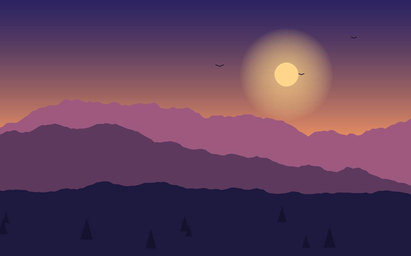 Ilustracja krajobrazu